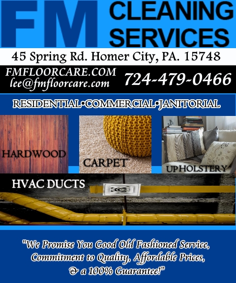 fm cleaning service, homer city pa