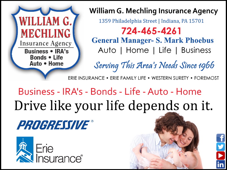 william mechling insurance, indiana pa