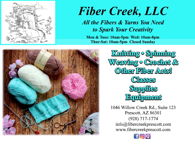 fibercreek, knitting, arts, yavapai county, az