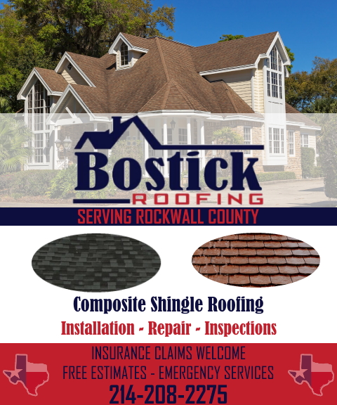 bostick roofing, rockwall county, tx