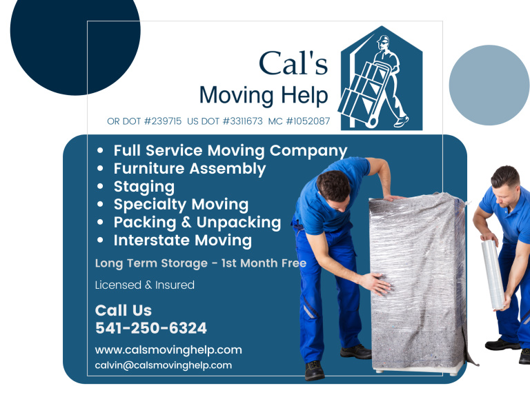 cals moving help, benton county, or