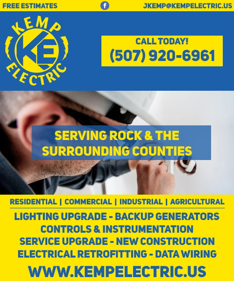 kemp electric, rock county,mn
