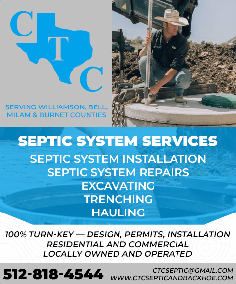 CTC SEPTIC AND BACKHOE, BELL COUNTY, TX