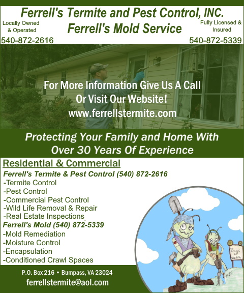 ferrell termite & mold control, louisa county, va