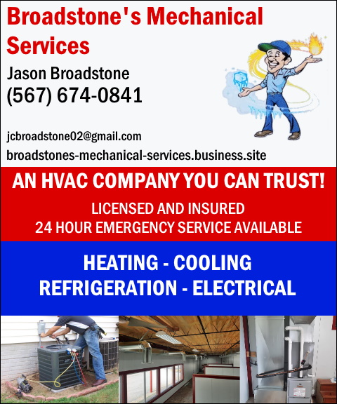broadstones mechanical services, logan county, oh