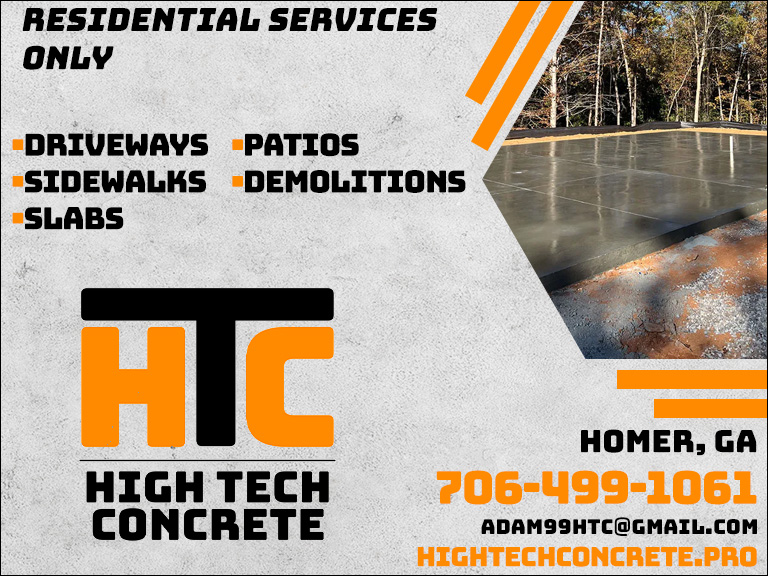 HIGH TECH CONCRETE, BANKS COUNTY, GA