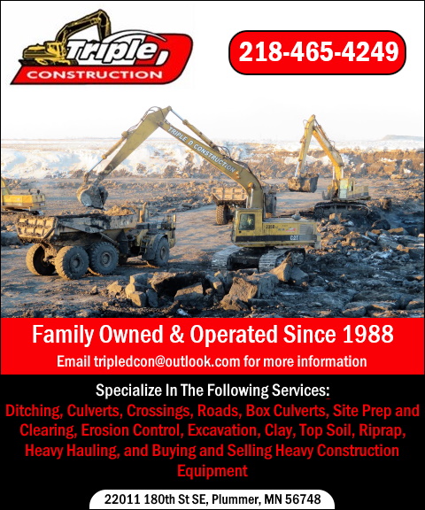 triple d construction, red lake county, mn