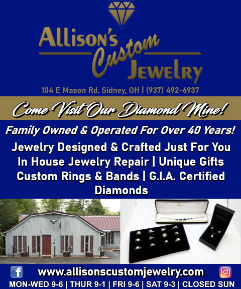 allisons custom jewelry, miami county, oh
