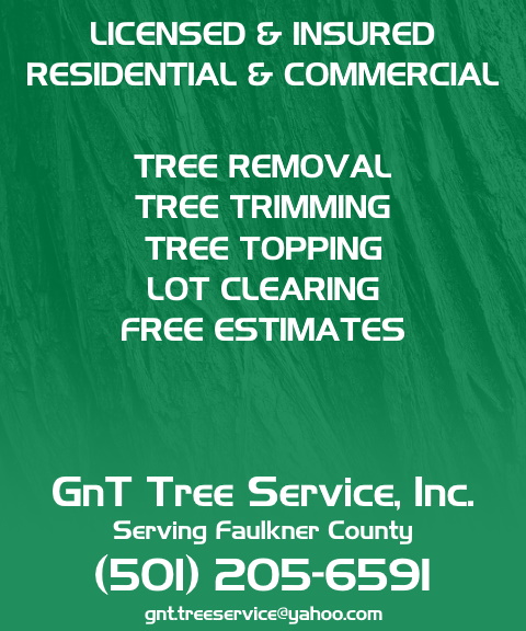 GnT Tree Service, Faulkner county, ar