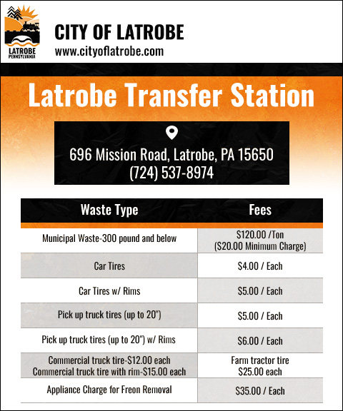 LATROBE TRANSFER STATION, WESTMORELAND COUNTY, PA