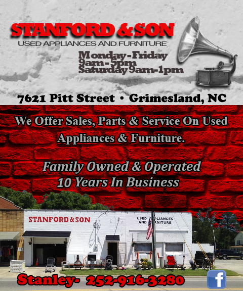 standford and sons, beaufort county, nc