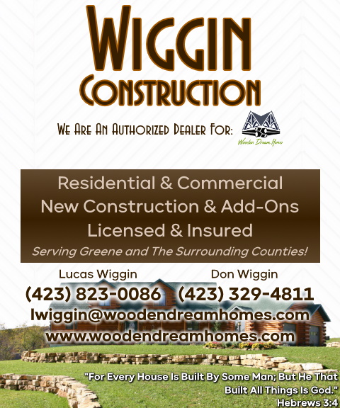 wiggin construction, greene county, tn