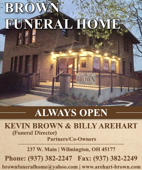brown funeral home, clinton county, oh