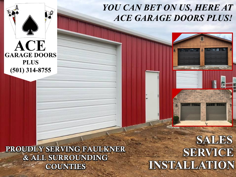 ace garage doors plus, faulkner county, ar