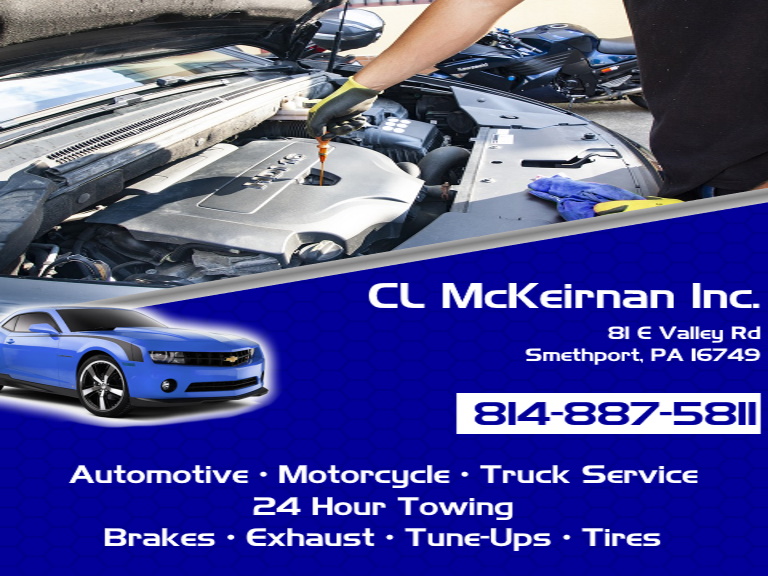cl mckeirnan inc, mckean county, pa