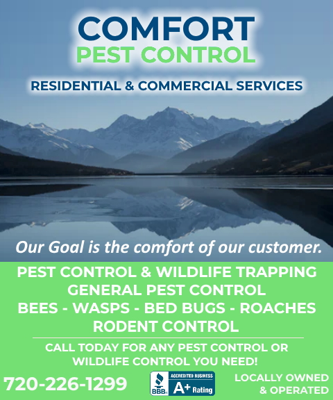 comfort pest control, douglas county, co