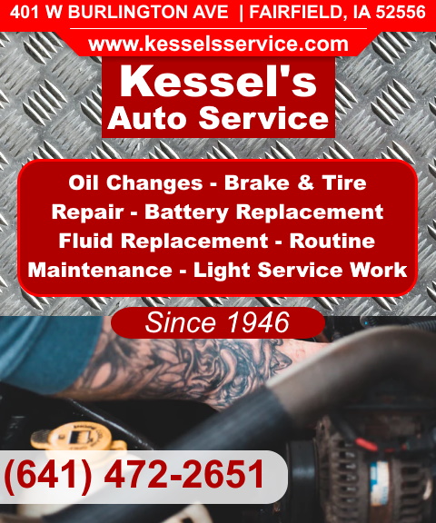 kessels auto service, jefferson county, ia