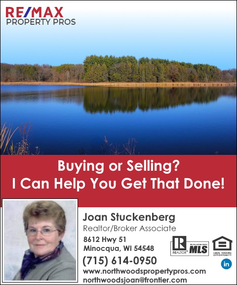 remax property pros joan stuckenburg, oneida county, wi