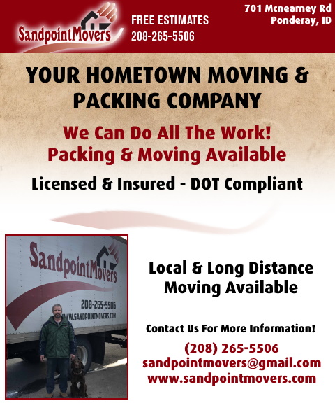 sandpoint movers, bonner county, id