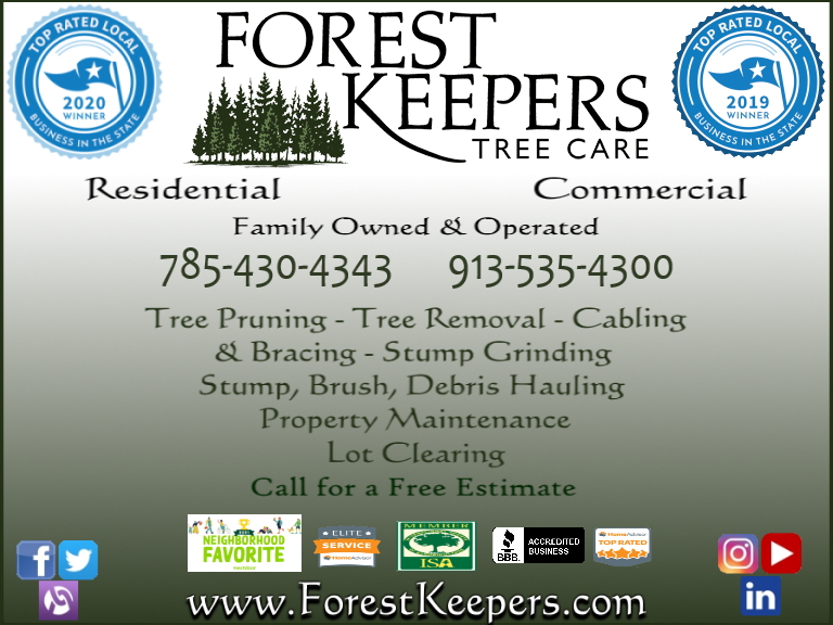 forest keepers tree care, douglas county, ks
