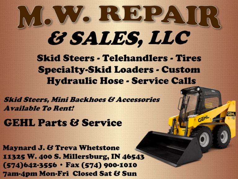 mw repair and sales, elkhart county, in