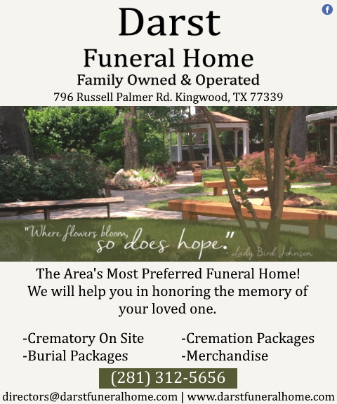 darst funeral home, montgomery county, tx