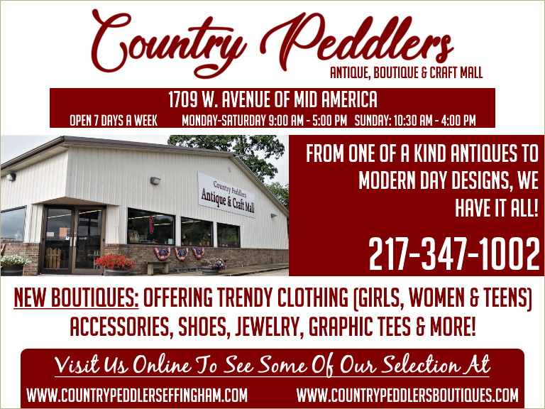 country peddlers antiques and boutiques, effingham county, il