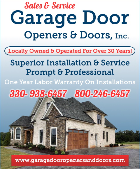 garage door openers & doors, mahoning county, oh