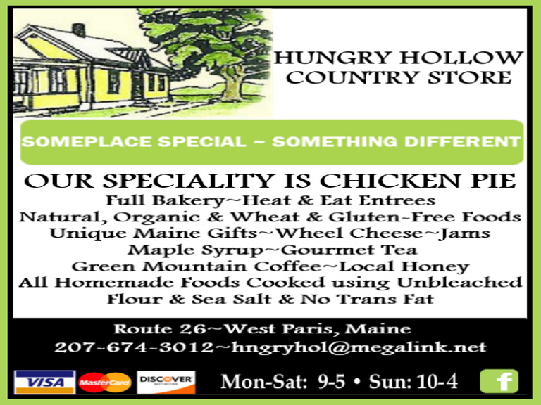 hungry hollow country store, oxford county, me