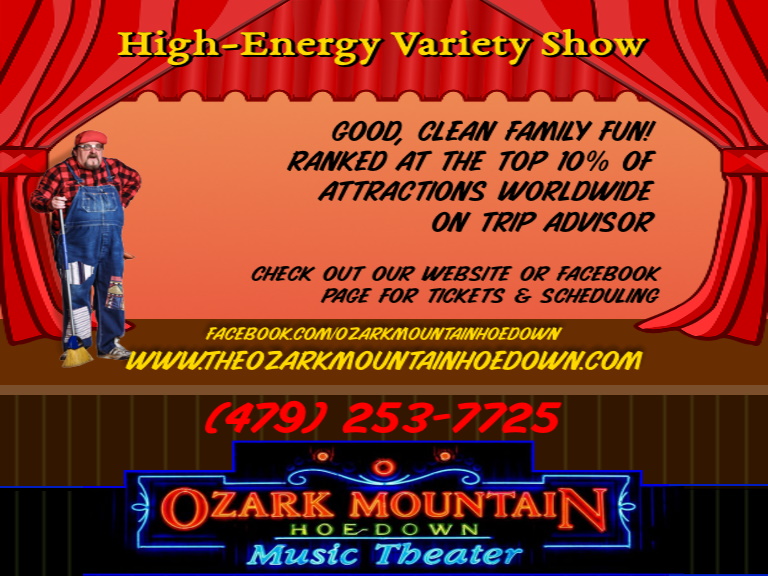 ozark mountain hoe down music theater, carrol county, ar