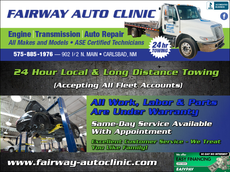 fairway auto clinic, eddy county, nm