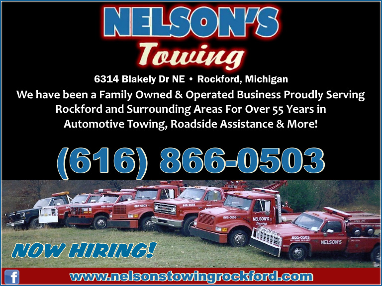 nelsons towing service, kent county, mi