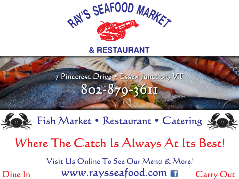 rays seafood market and restaurant, chittenden county, vt