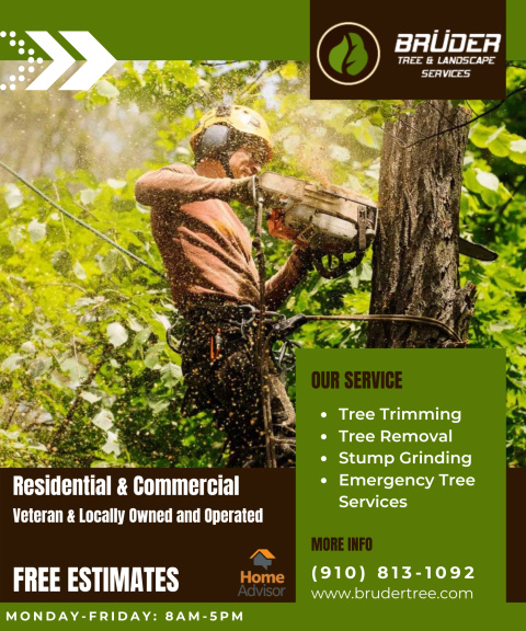 BRUDER TREE & LANDSCAPE SERVICES, cumberland county, nc