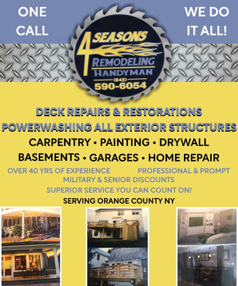 4 seasons handyman and home improvements, orange county, ny