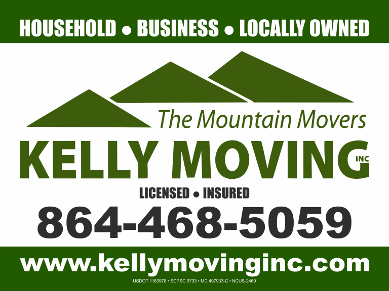KELLY MOVING, spartanburg county, sc