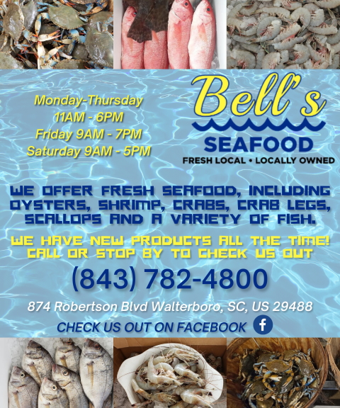 BELLS SEAFOOD, colleton county, sc