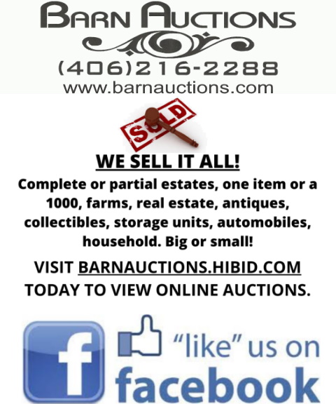 BARN AUCTIONS, cascade county, mt