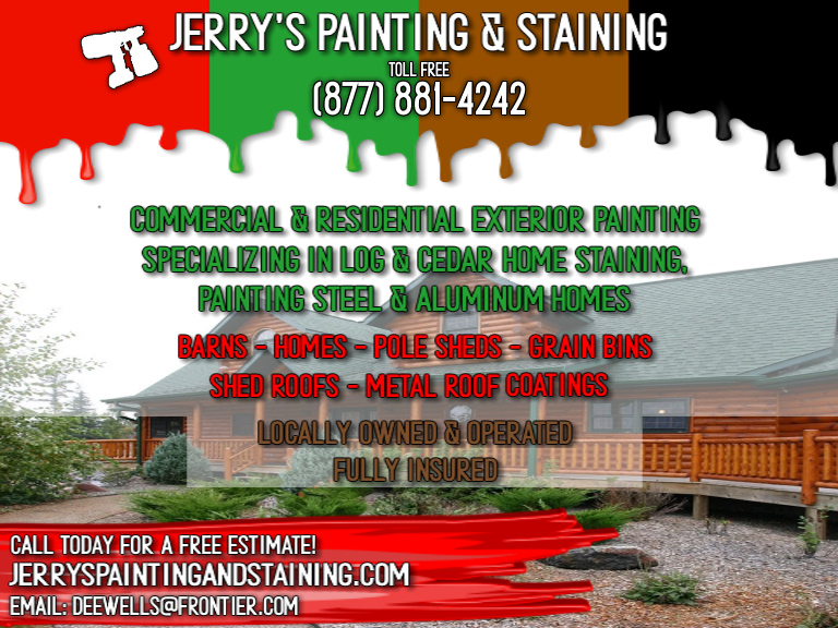 JERRY’S PAINTING & STAINING, clark county, wi
