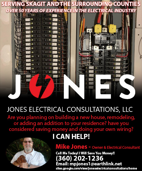 JONES ELECTRICAL CONSULTATIONS, skagit county, wa