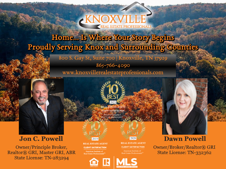 JON & DAWN POWELL – KNOXVILLE REAL ESTATE PROFESSIONALS, knox county, tn