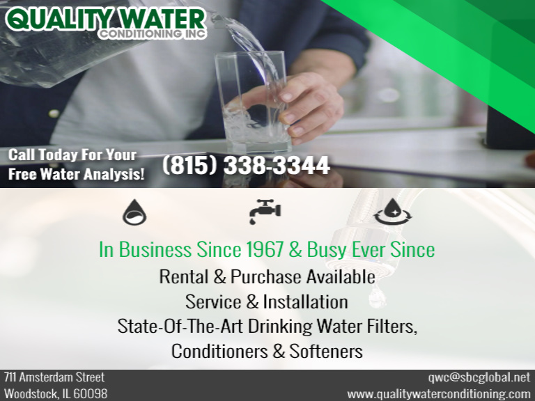 QUALITY WATER CONDITIONING, MCHENRY county, il