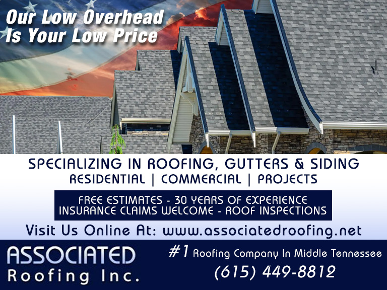 ASSOCIATED ROOFING, WILSON county, tn