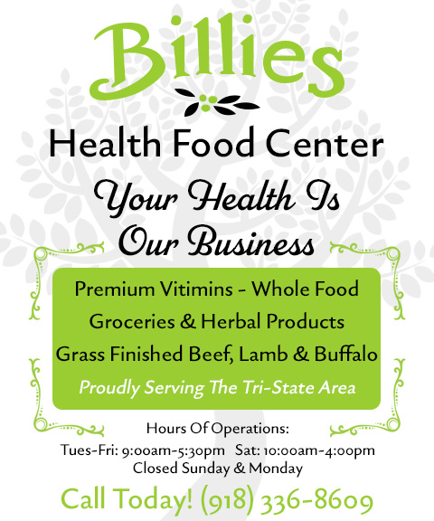 BILLIE’S HEALTH FOOD CENTER, WASHINGTON COUNTY, OK