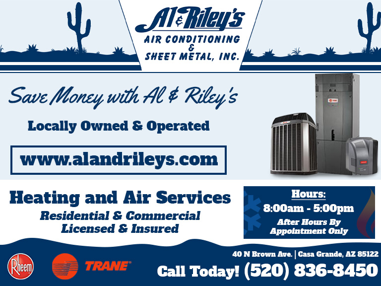 AL & RILEY’S AC & SHEET METAL, PINAL COUNTY, AZ