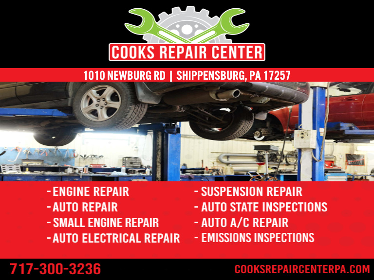 COOKS REPAIR CENTER, FRANKLIN county, pa
