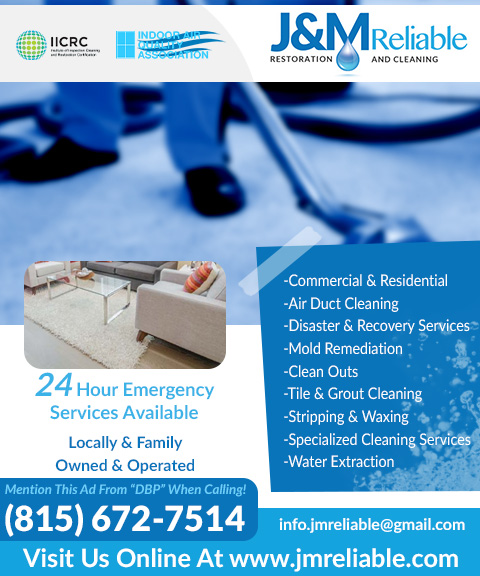 J & M RELIABLE CARPET & UPHOLSTERY CLEANING, LASALLE county, il