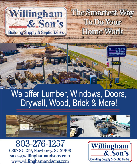 WILLINGHAM & SON’S BUILDING SUPPLY, NEWBERRY COUNTY, SC