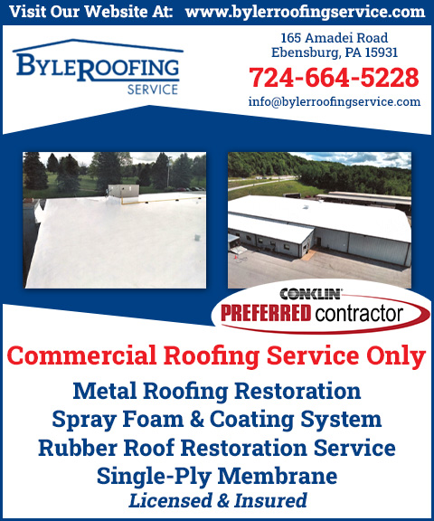 BYLER ROOFING SERVICE, CAMBRIA county, pa