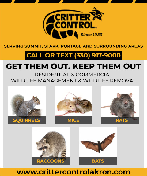 CRITTER CONTROL OF AKRON, SUMMIT county, oh